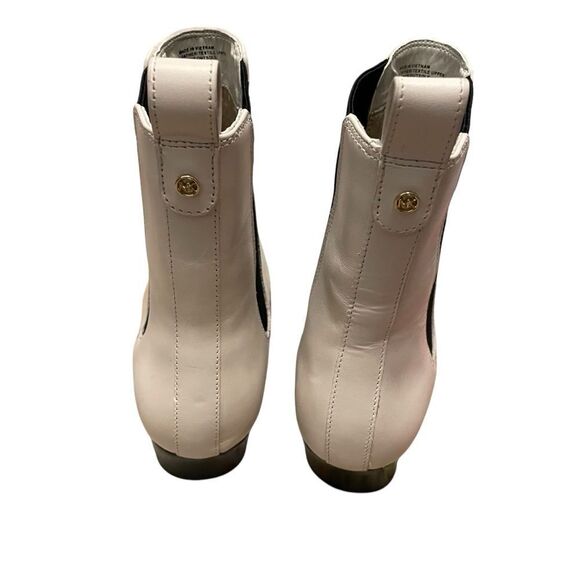 Michael Kors Kinlee Leather Booties Black White Size 9 NEW - Picture 5 of 6